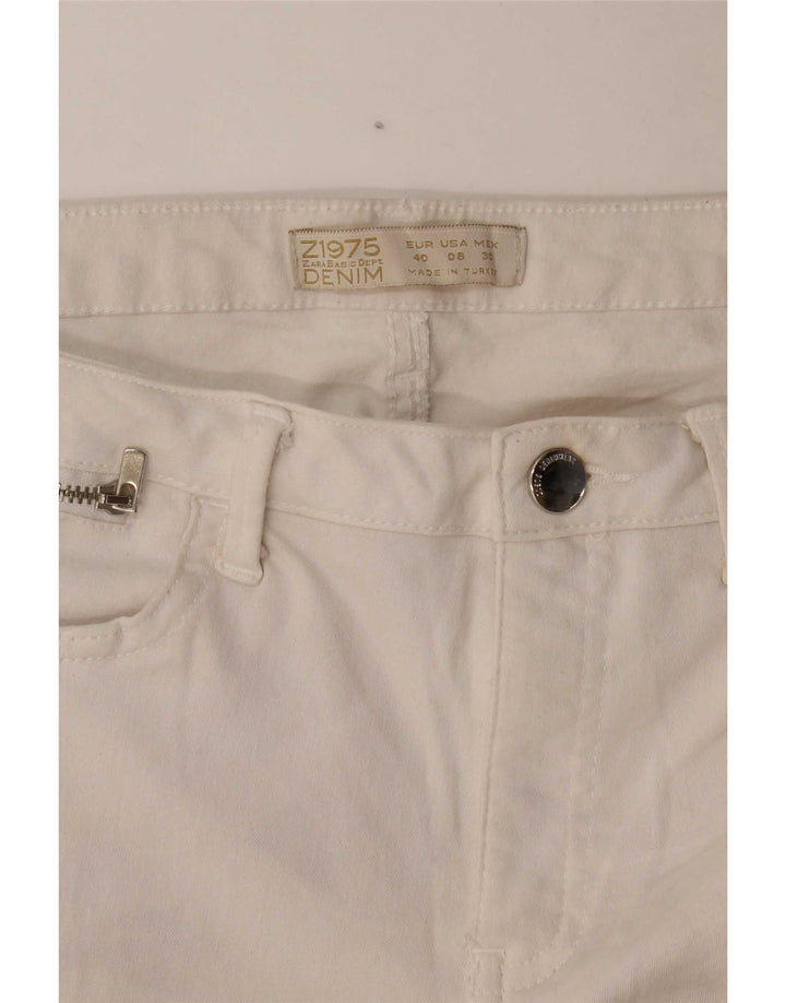 Zara Damen Skinny Jeans EU 40 Medium W30 L28 Weiß