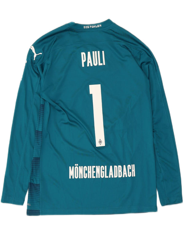 Puma Jungen BVB Dortmund Graphic Top Langarm 13-14 Jahre blau geometrisch