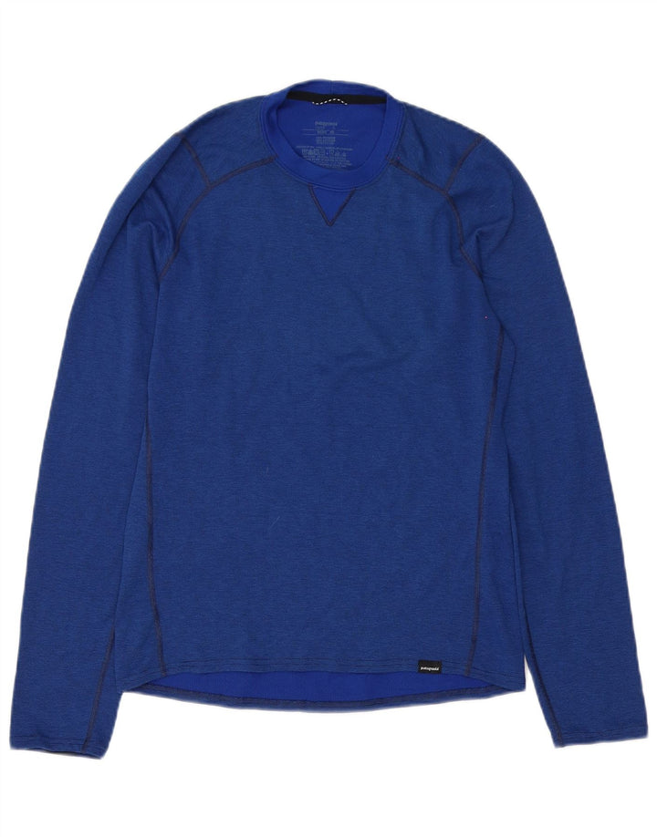 Patagonia Herren Regular Fit Top Langarm XS Blau Polyester