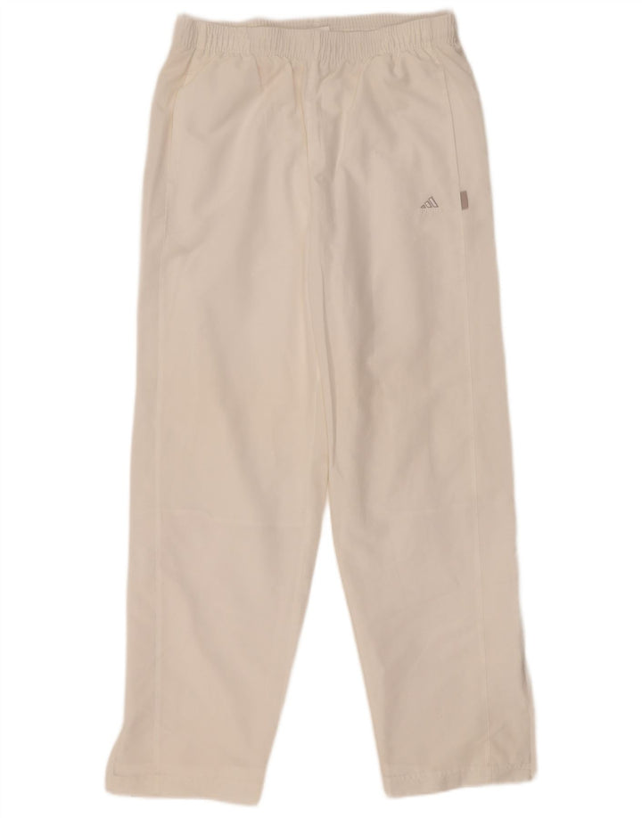 Adidas Damen Trainingshose UK 14 Large Weiß Polyester
