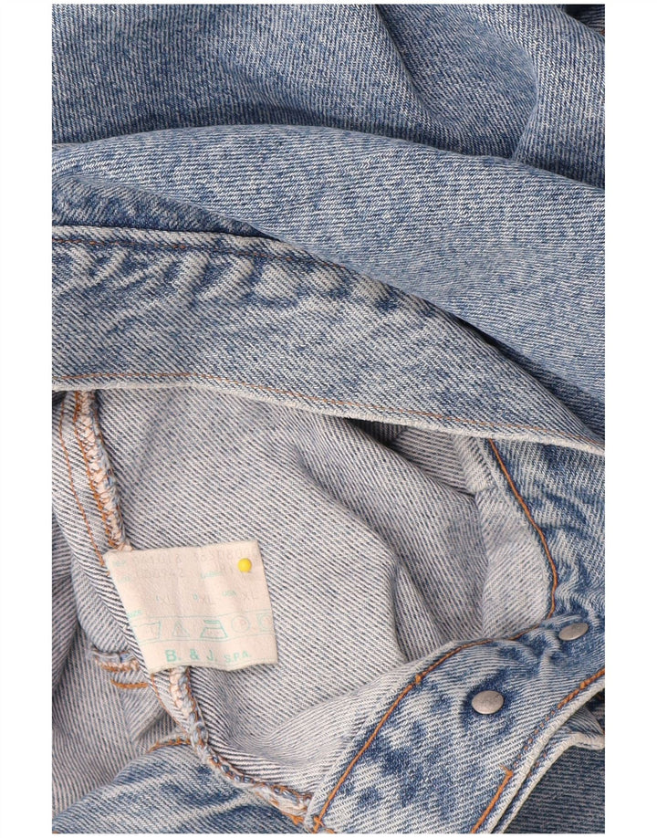 Vintage Herren Jeansjacke UK 42 XL Blaue Baumwolle