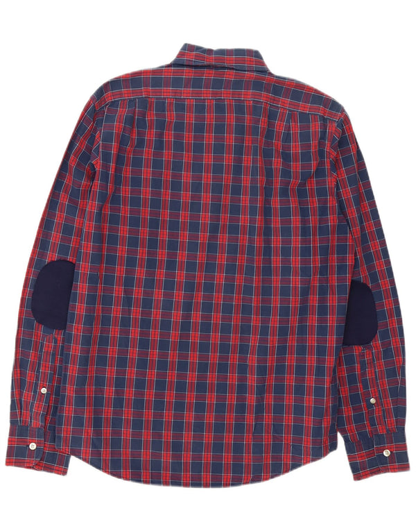 J. Crew Slim-Fit-Hemd für Herren, mittelblau, kariert, Baumwolle