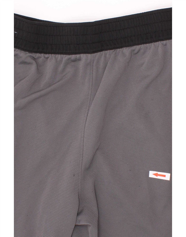 Nike Dri Fit Grafik-Sportshorts für Jungen, 12–13 Jahre, groß, graues Polyester