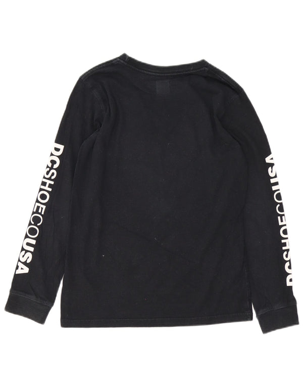 DC Langarmshirt mit Grafik für Jungen, 11–12 Jahre, mittelschwarze Baumwolle