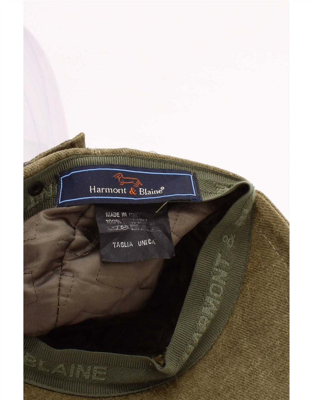 Harmont & Blaine Herren-Baseballkappe, Einheitsgröße, Khaki, Baumwolle