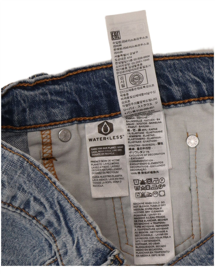 Levi's Herren 405 Denim Shorts W29 Small Blaue Baumwolle