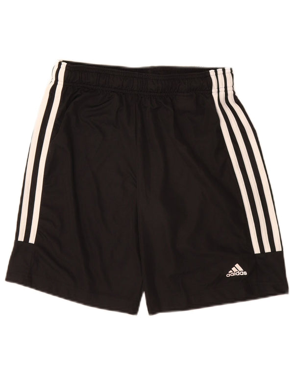 Adidas Jungen Aeroready Sportshorts 11–12 Jahre, schwarzes Polyester