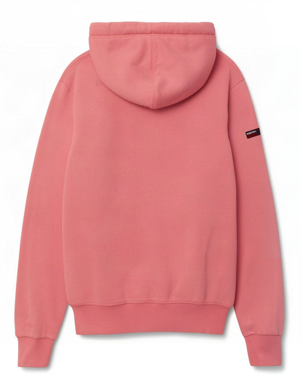Superdry Damen Übergroßer grafischer Kapuzenpullover UK 6 XS Rosa Baumwolle
