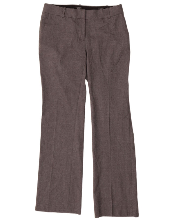 Gerade Chino-Hose für Damen von J. Crew, US 4, Größe S, W30, L32, graue Wolle