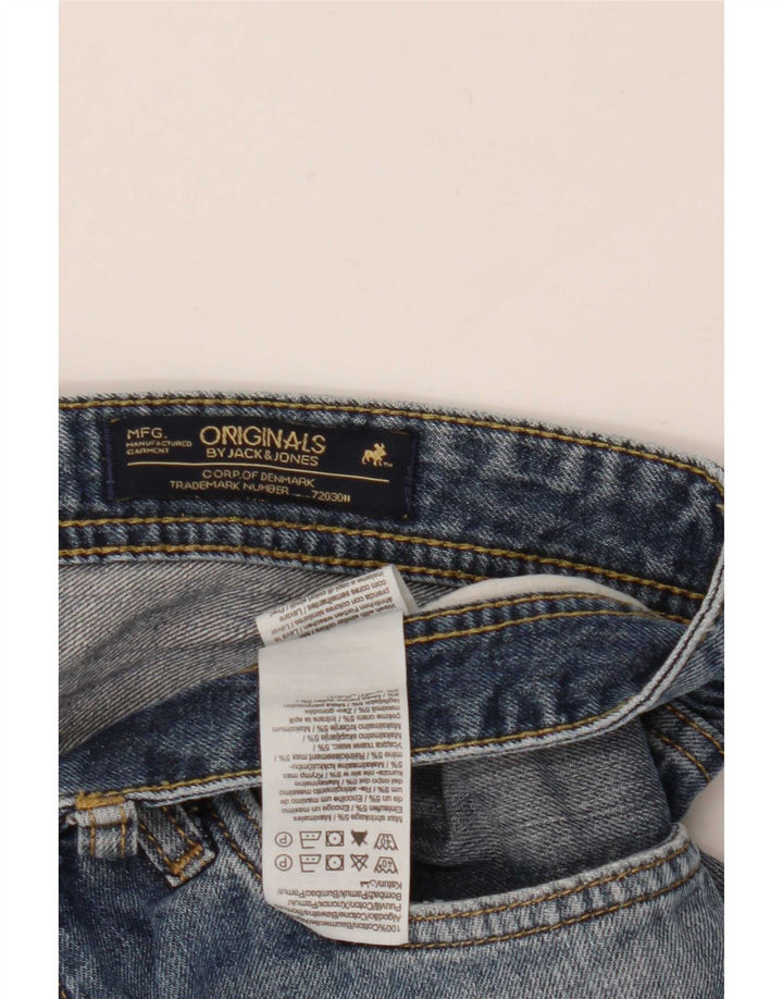 Jack & Jones Herren-Jeansshorts, Größe L, W36, Blau, Baumwolle