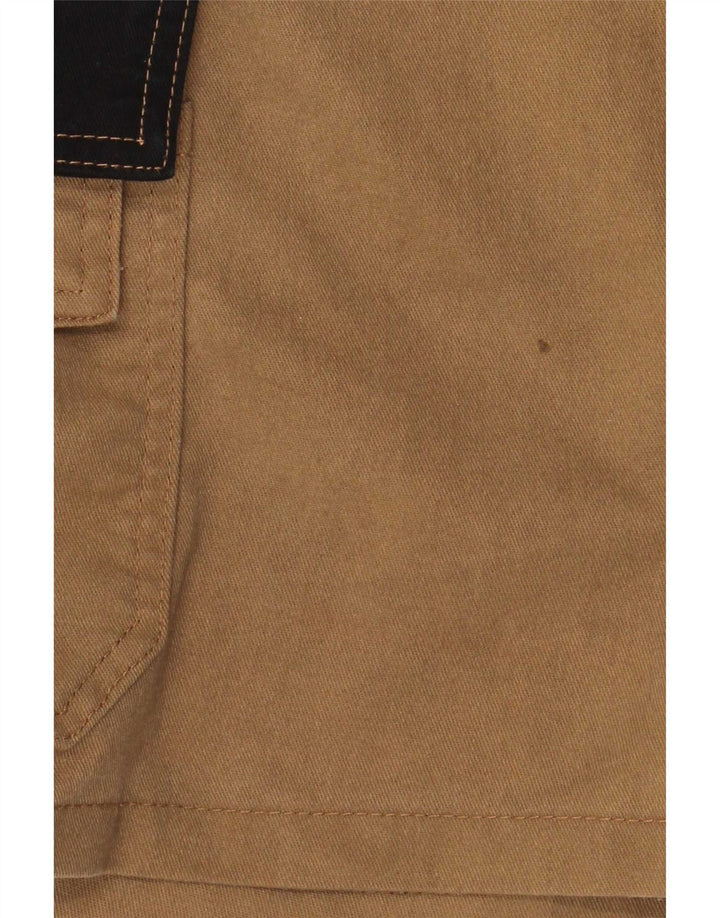 Dickies Herren-Cargoshorts W31 Mittelbeigefarbenes Colourblock-Polyester