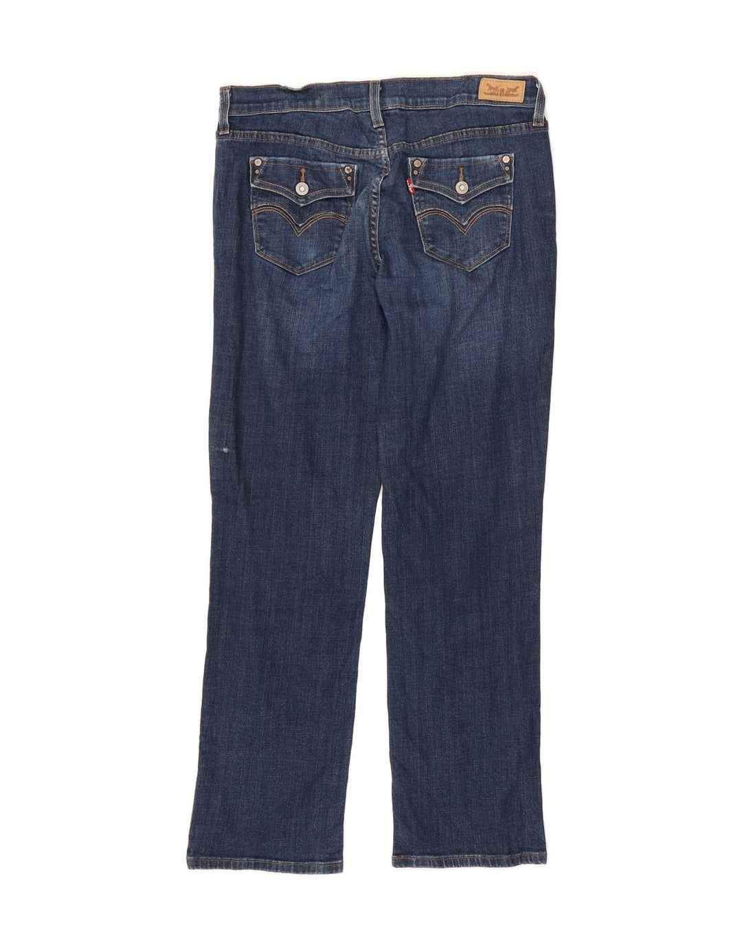 LEVI'S Womens 505 Straight Jeans W30 L30 Blue Cotton Vintage Levi's and Second-Hand Levi's from Messina Hembry 