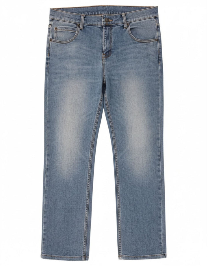 Cheap Monday Herren Straight Jeans W36 L27 Blaue Baumwolle