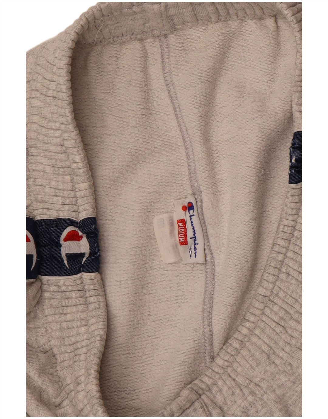 Champion Herren-Trainingshose mit Grafik, mittelgraue Colourblock-Baumwolle