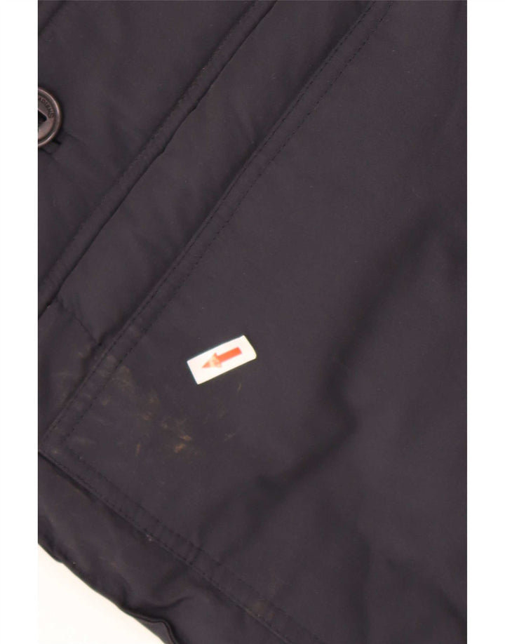 Canadiens Herren Wattierte Jacke UK 42 XL Marineblau Baumwolle