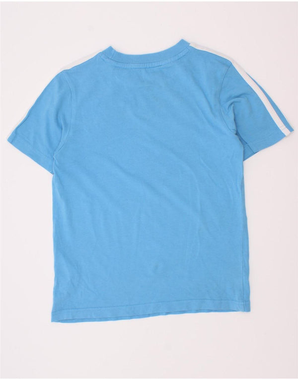 Adidas Jungen T-Shirt Top 7-8 Jahre Blaue Baumwolle