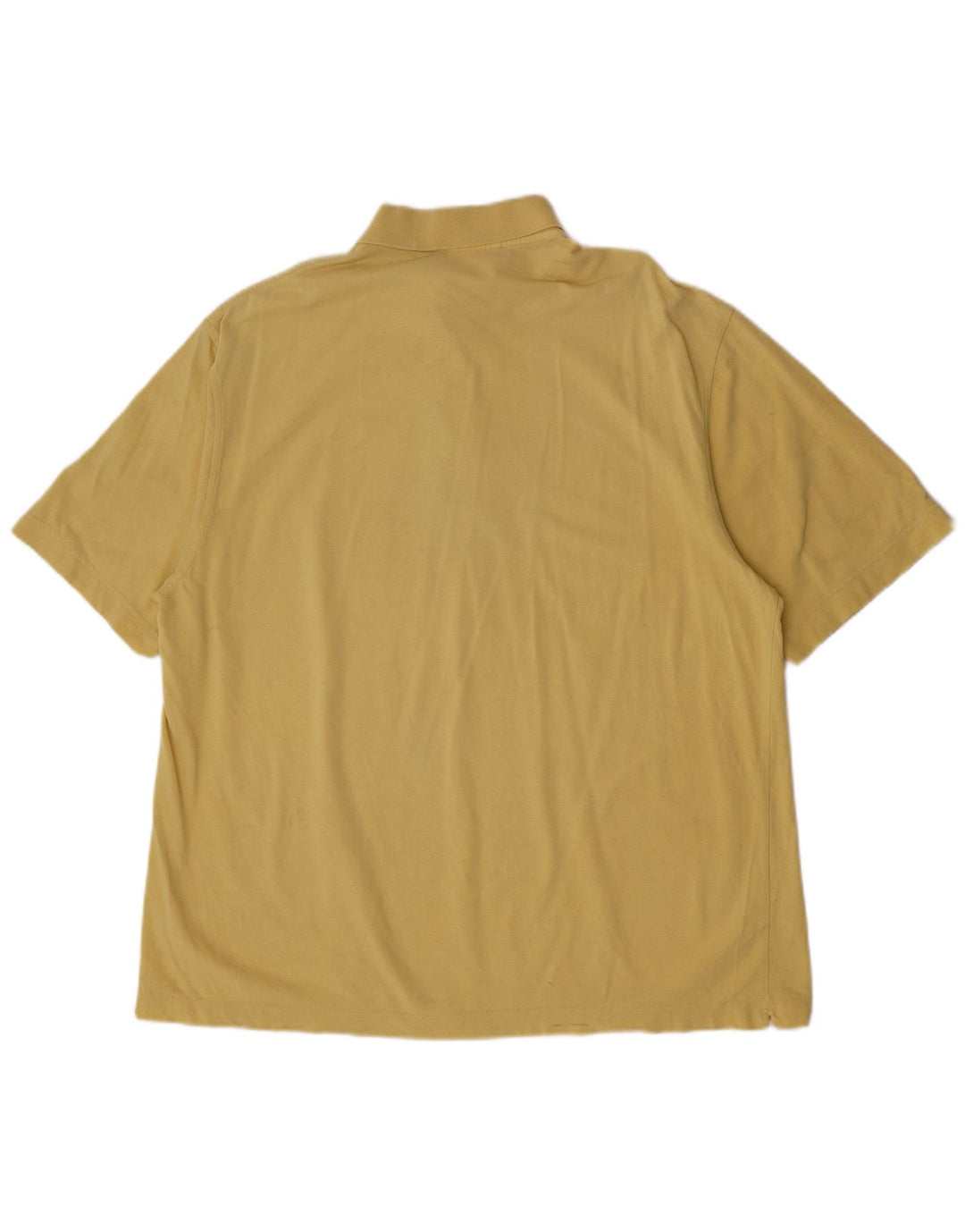 Lacoste Herren Poloshirt Größe 7 2XL Gelbe Baumwolle