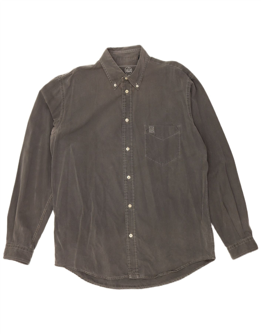 MURPHY & NYE Herren Marine Heritage Hemd XL Grau Baumwolle