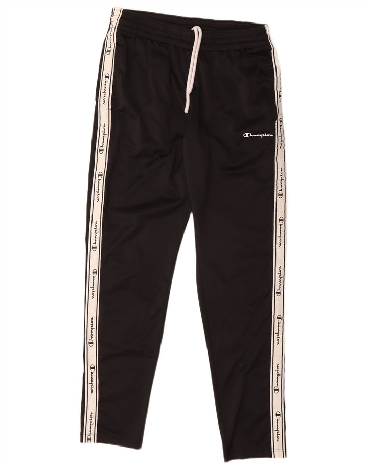 Champion Herren-Trainingshose mit Grafik, Mittelschwarzes Farbblock-Polyester