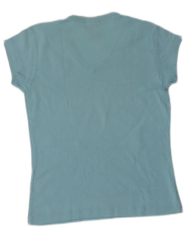 Nike Damen T-Shirt Top UK 14/16 Large Blau