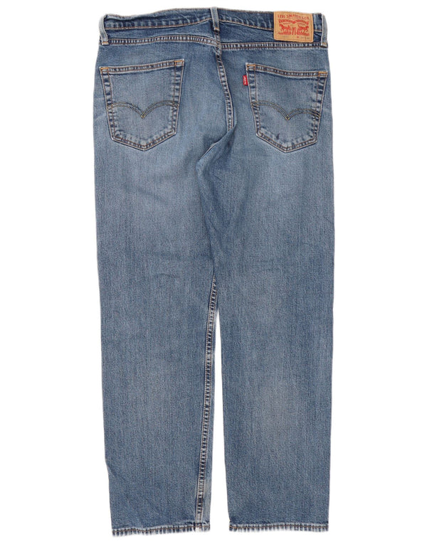 Levi's Herren 505 Regular Straight Jeans W34 L30 Blaue Baumwolle