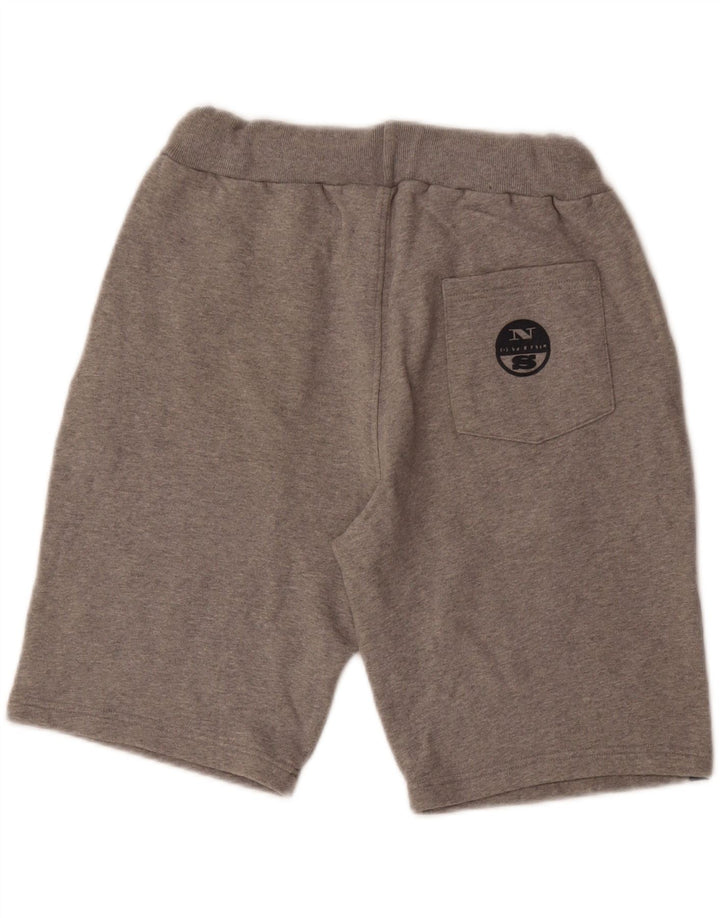 NORTH SAILS Herren-Sportshorts, Größe S, Grau, Colourblock-Baumwolle