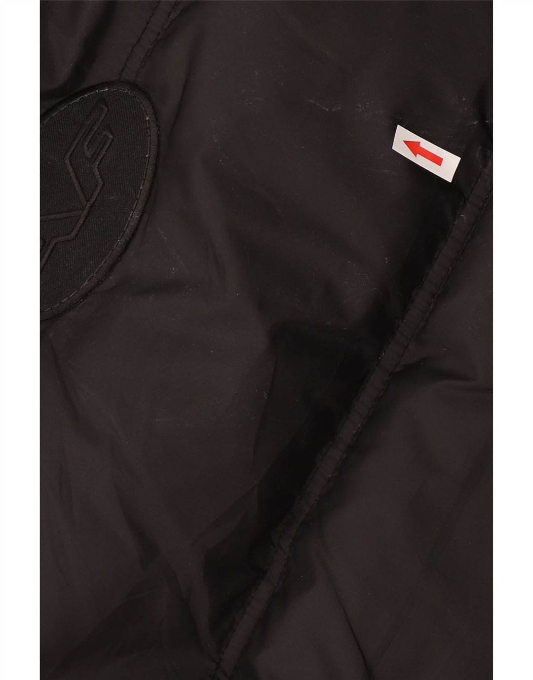 Scotch & Soda Herren-Jacke mit Kapuze, gepolstert, UK 38, Medium, schwarzes Nylon