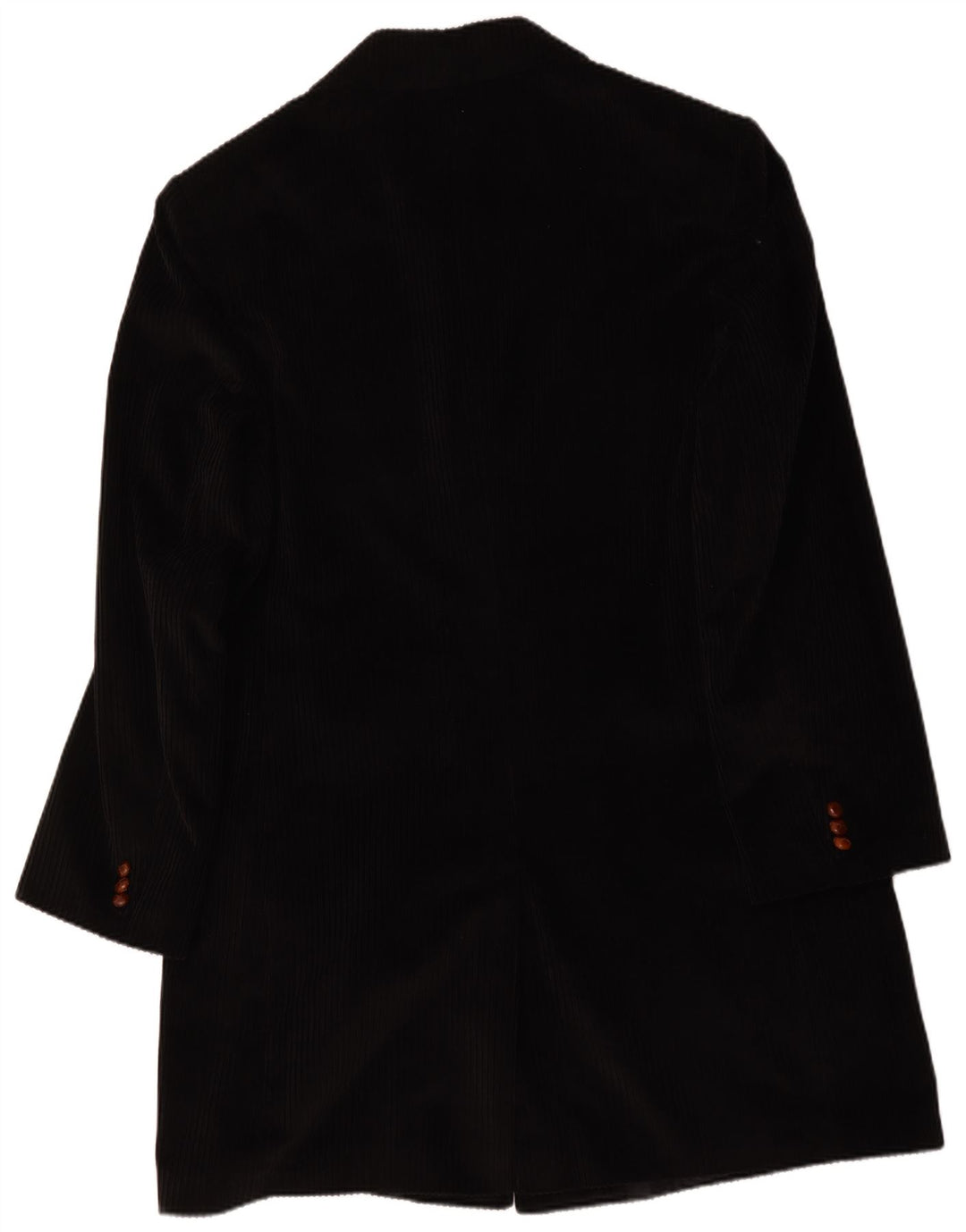 Velluto Duca Visconti Herren Cordmantel IT 58 4XL Schwarz