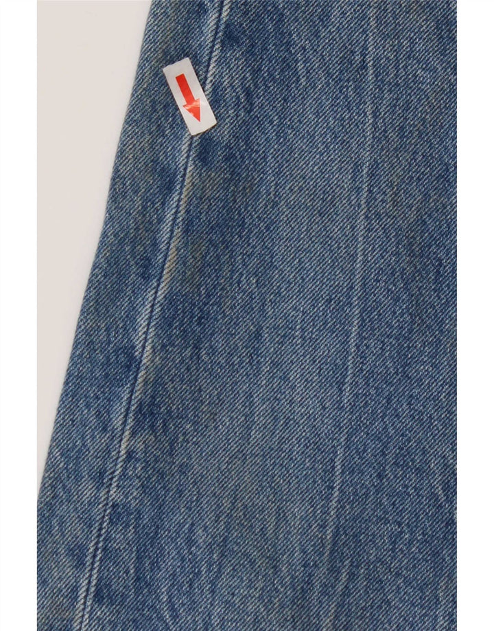 Levi's Damen 501 Distressed Straight Jeans W28 L32 Blaue Baumwolle