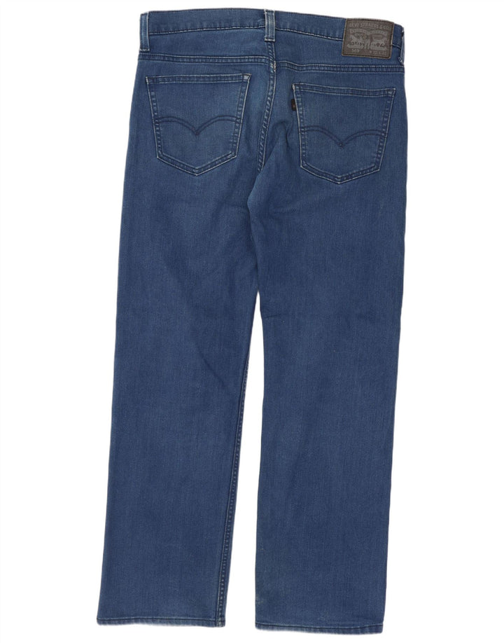 Levi's Herren Straight Jeans W32 L32 Marineblaue Baumwolle