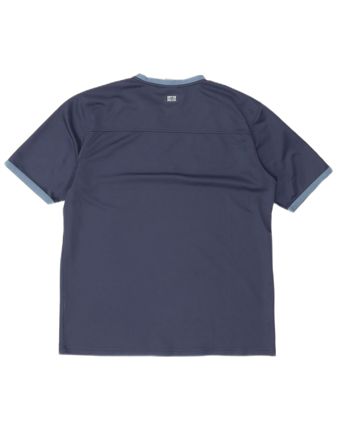Umbro Herren-T-Shirt mit Grafik, XL, Marineblau, Farbblock-Polyester