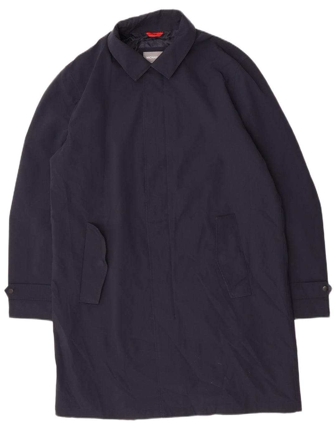 Michael Kors Herrenmantel UK 36 Small Marineblau Polyester