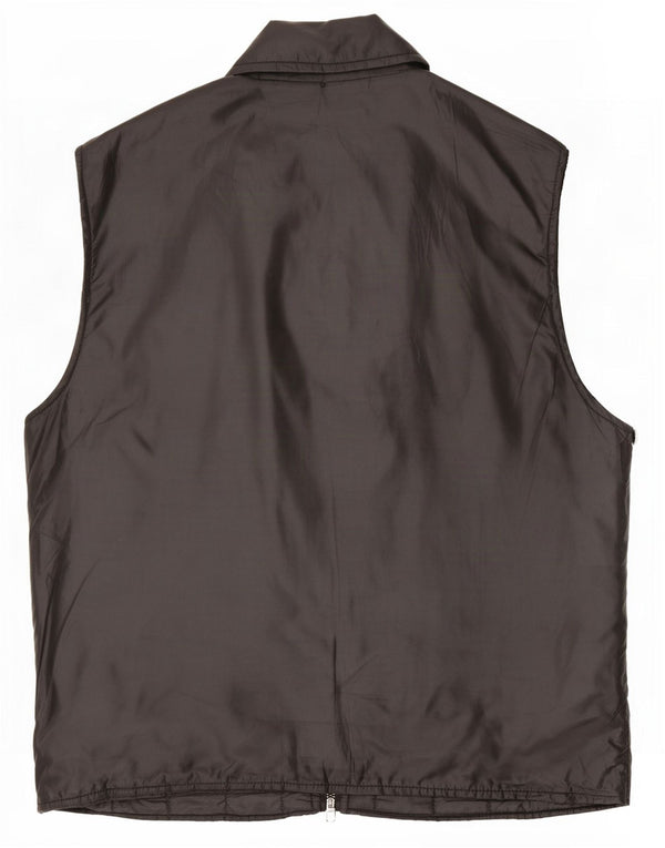 Marlboro Classics Herrenweste EU 50 Large Schwarz Polyester