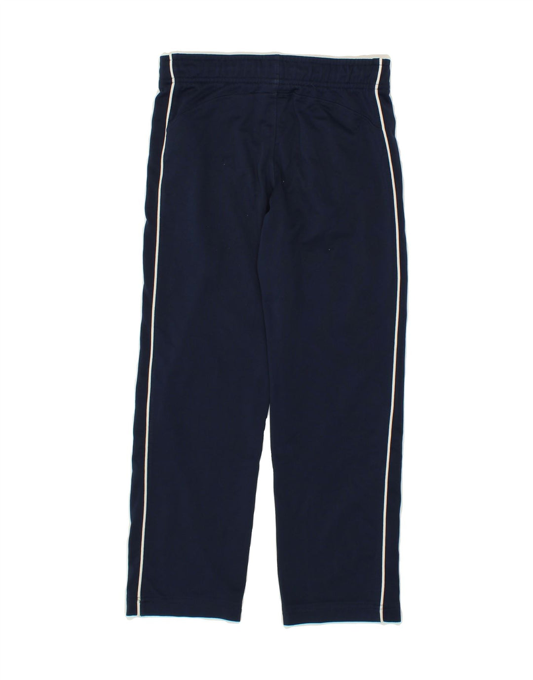 NIKE Boys Tracksuit Trousers 7-8 Years XL Navy Blue Polyester Vintage Nike and Second-Hand Nike from Messina Hembry 