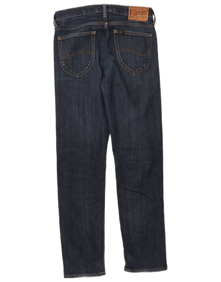 Lee Herren Daren Slim Jeans W29 L32 Marineblau Baumwolle
