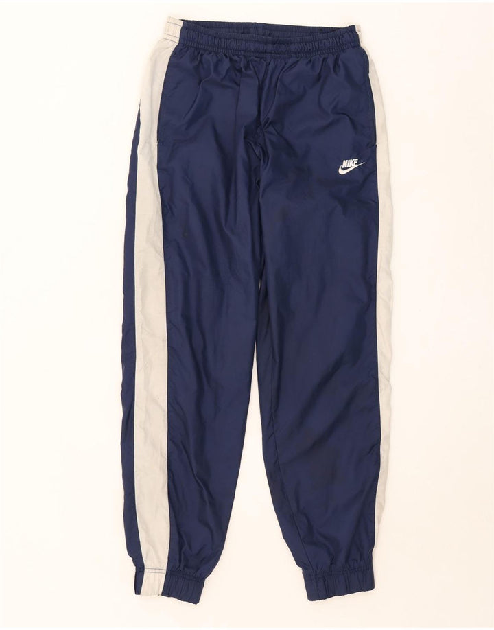 Nike Herren-Trainingshose, Jogginghose, mittelgroß, Marineblau, Farbblock