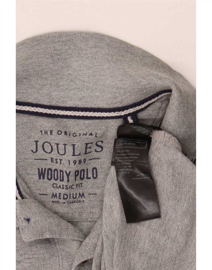 Joules Herren-Poloshirt mit klassischer Passform, mittelgraue Baumwolle