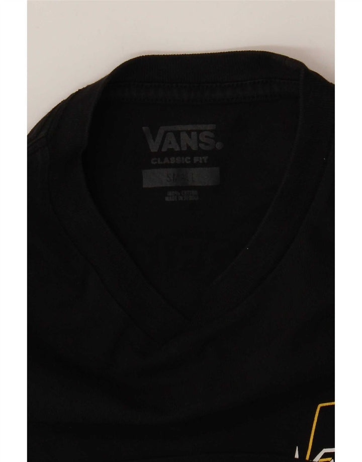 Vans Herren-T-Shirt mit klassischer Passform, Grafik, Größe S, Schwarz