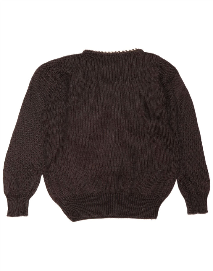 Toplike Damen Pullover mit U-Boot-Ausschnitt IT 42 Mittelbraun