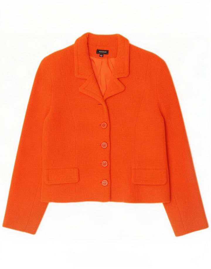 Kookai Damen-Blazerjacke mit 5 Knöpfen, EU 42, große orangefarbene Wolle Produktbeschreibung Etikettengröße:  Marke: