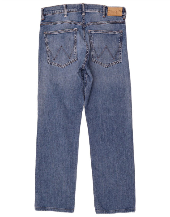 Wrangler Damen Straight Jeans W30 L28 Blau