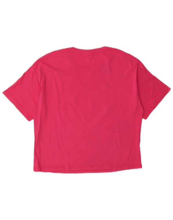 Benetton Damen Disney Graphic T-Shirt Top UK 16 Large Pink