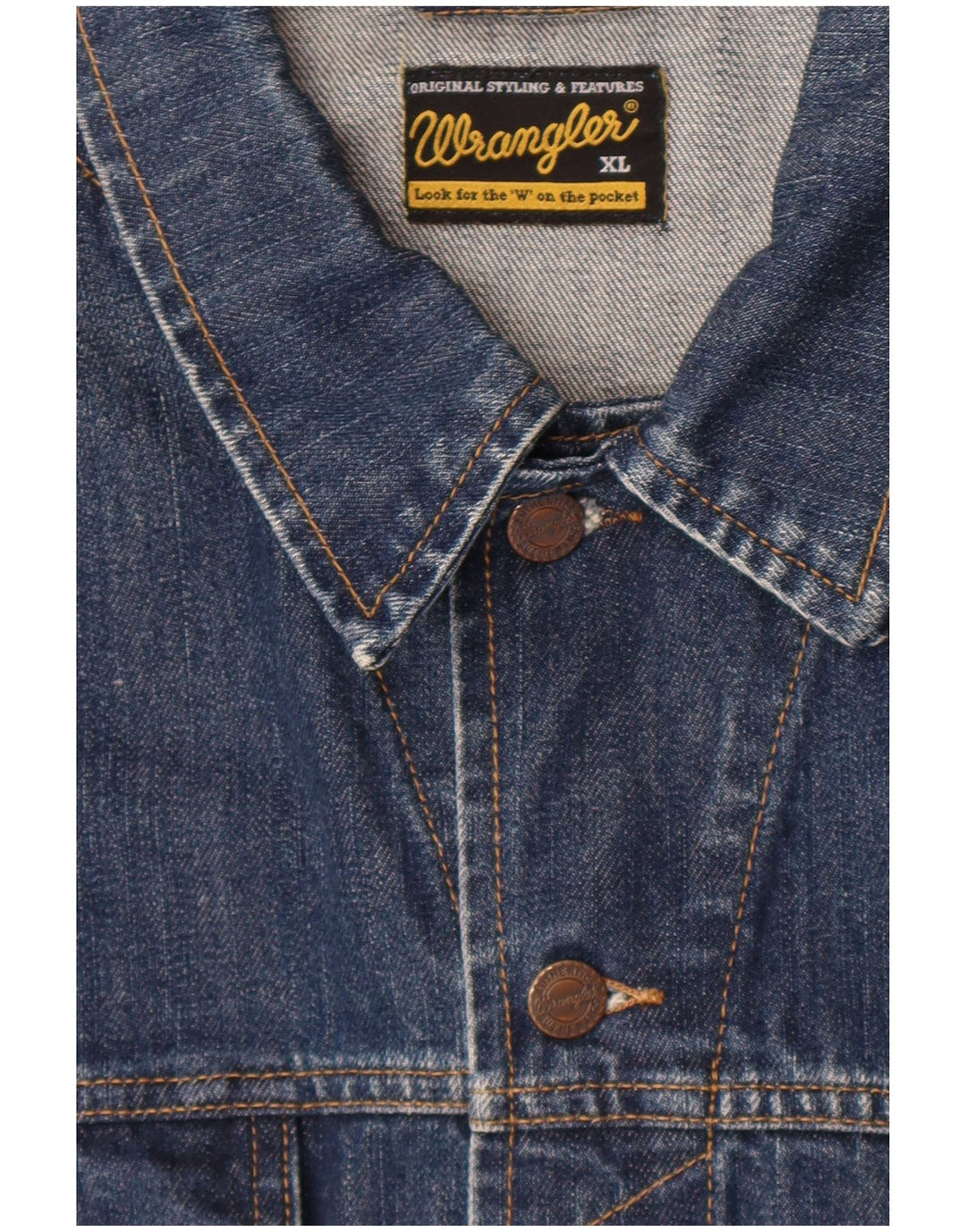 Wrangler Herren Jeansjacke UK 42 XL Blau