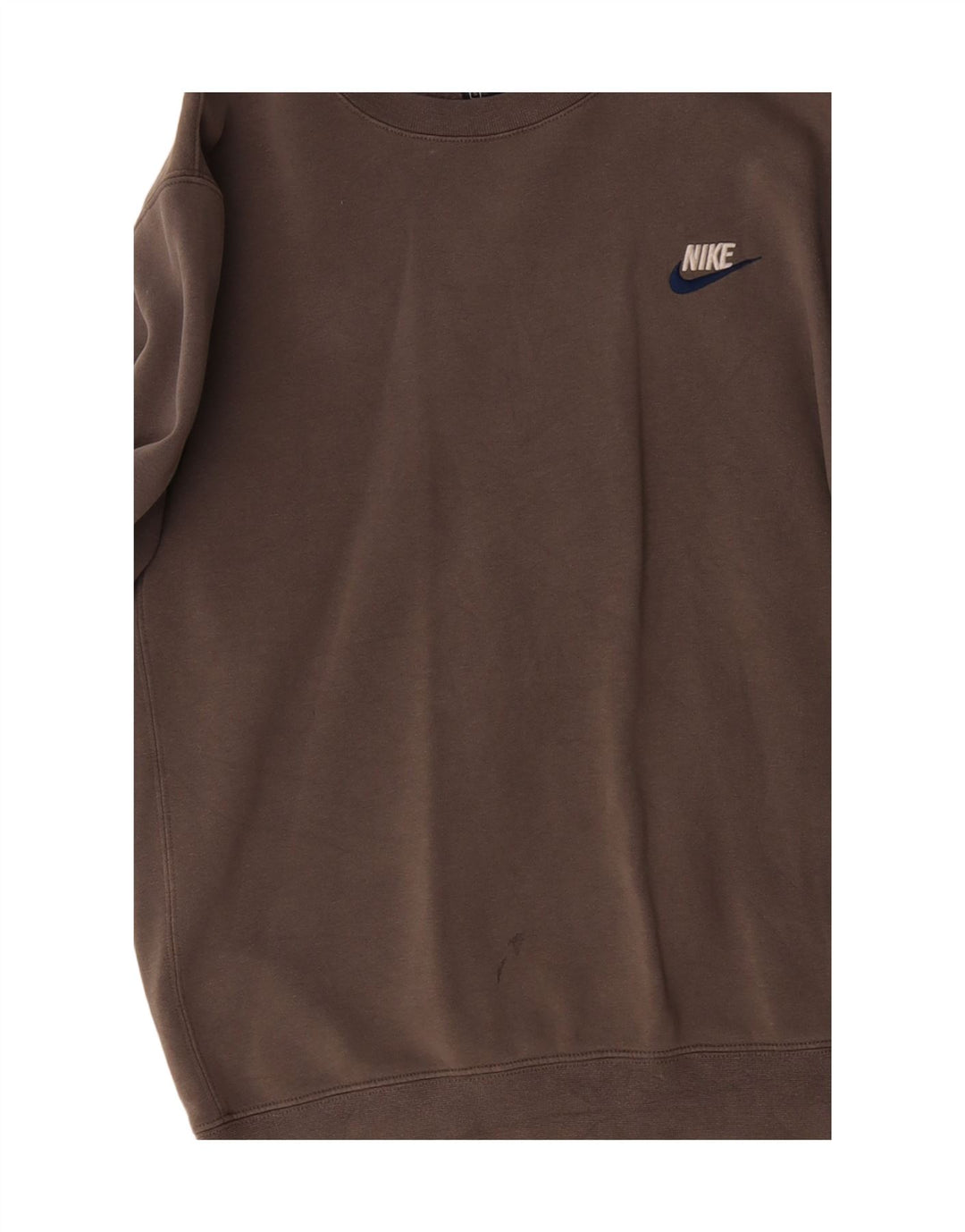 Nike Herren Sweatshirt Pullover Small Grau Baumwolle