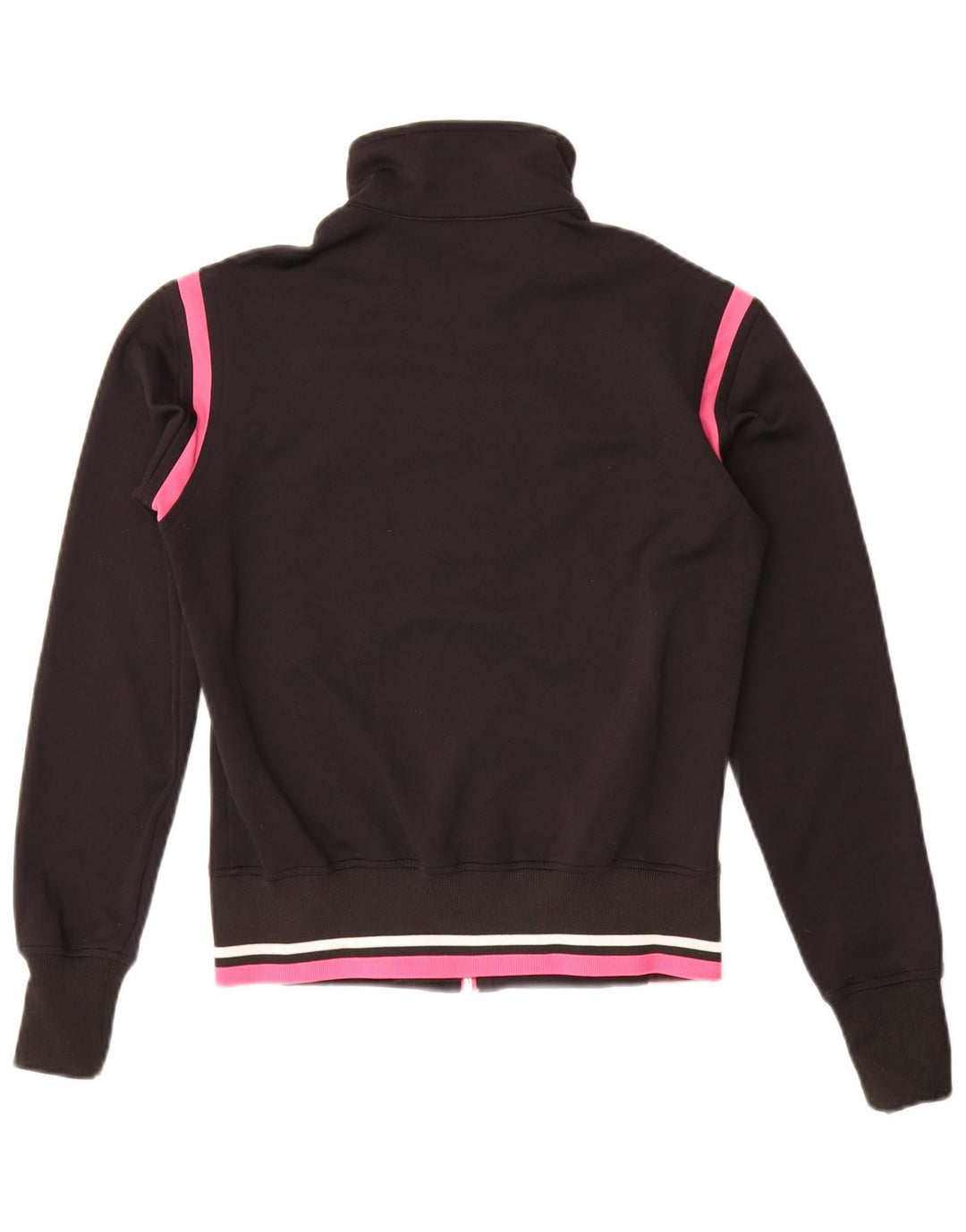 Asics Damen-Trainingsanzug-Top-Jacke, UK 10, Größe S, Schwarz, Farbblock