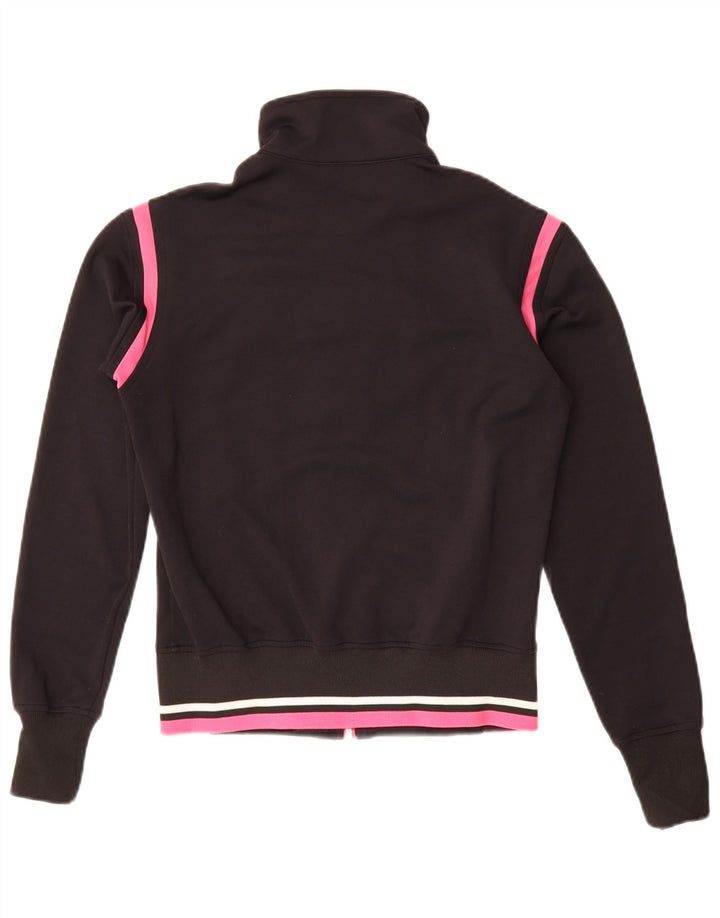 Asics Damen-Trainingsanzug-Top-Jacke, UK 10, Größe S, Schwarz, Farbblock