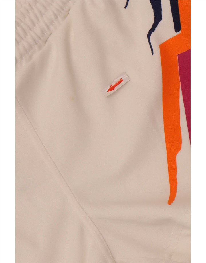Lotto Damen Sportshorts UK 12 Mittelweiß Geometrisch