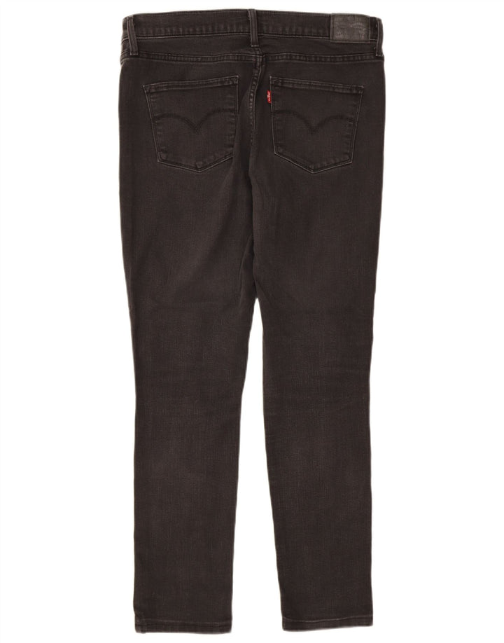 LEVI'S Womens Skinny Jeans W31 L32 Black Cotton