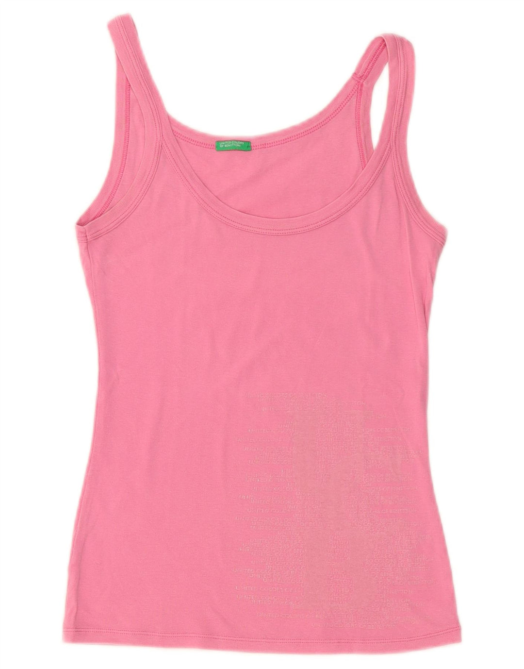 Benetton Damen Weste Top UK 6 XS Rosa