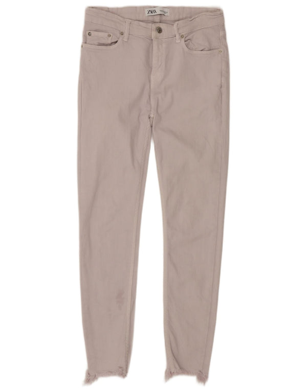 Zara Damen Skinny Jeans EU 38 Small W28 L26 Off White